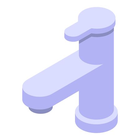 Water tap icon, isometric styleのイラスト素材