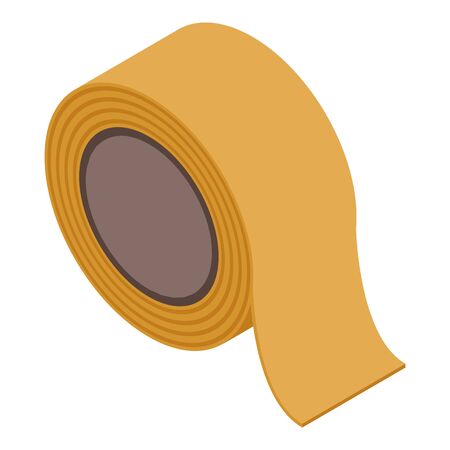 Bandage scotch icon, isometric styleのイラスト素材