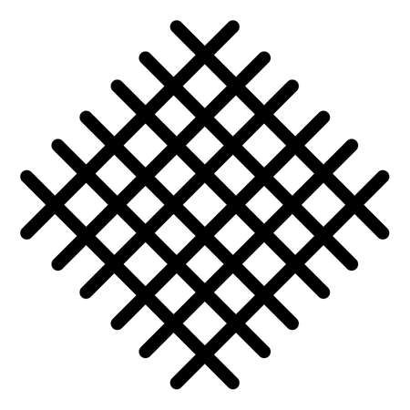 Metal net icon, outline styleのイラスト素材