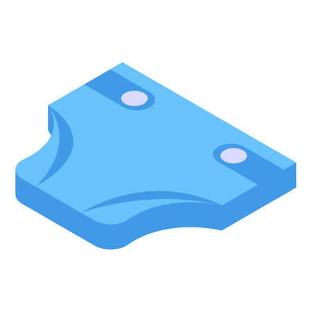 Baby diaper icon, isometric styleのイラスト素材