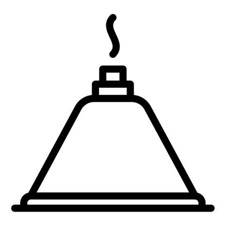 Aroma diffuser icon, outline styleのイラスト素材