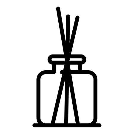 Home freshener diffuser icon, outline styleのイラスト素材