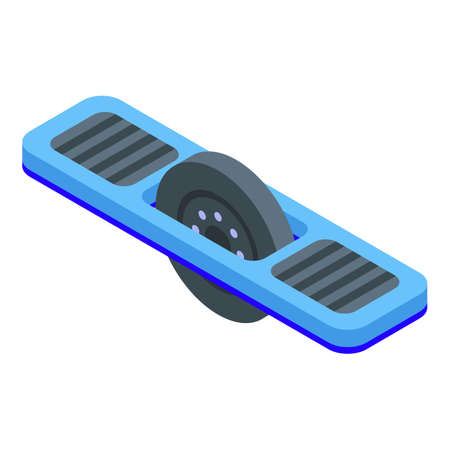 Ride gyroscope icon, isometric styleのイラスト素材