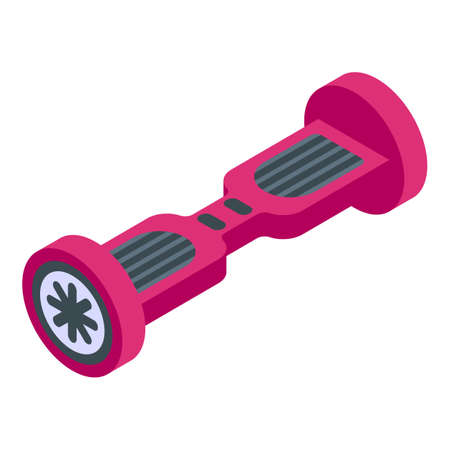 Hover board icon, isometric styleのイラスト素材