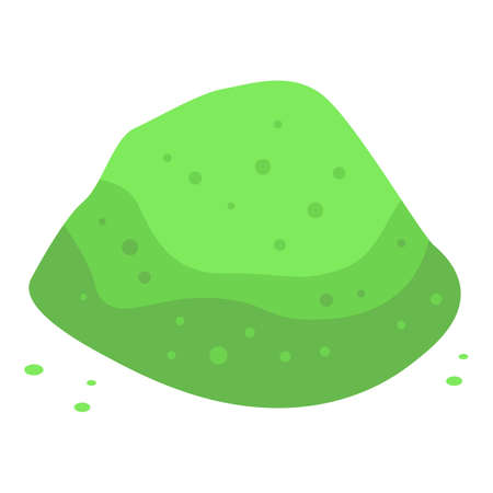 Rosemary powder icon, isometric styleのイラスト素材