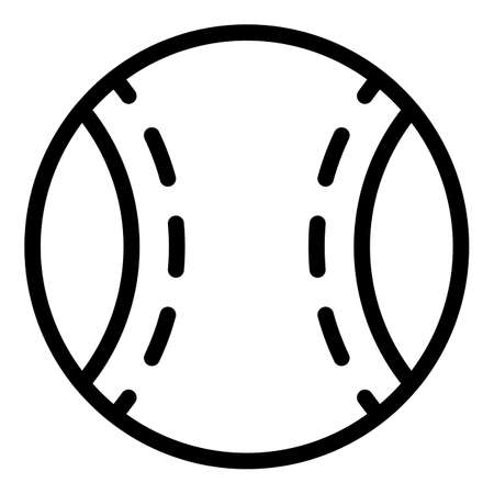 Dog ball icon. Outline dog ball vector icon for web design isolated on white backgroundのイラスト素材