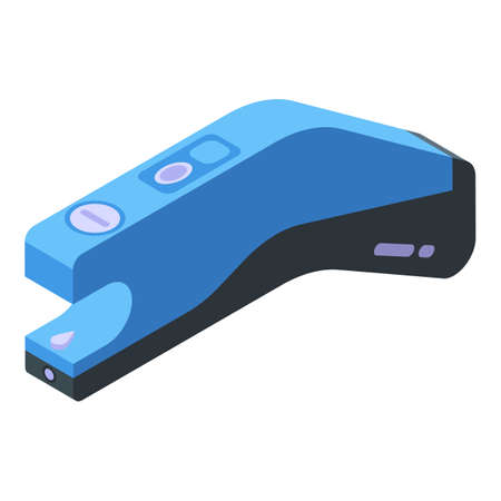 Handle taser icon, isometric styleのイラスト素材