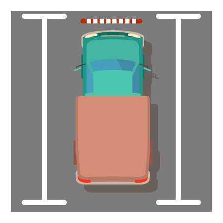 Van icon, isometric styleのイラスト素材