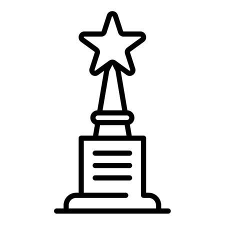 VIP reward icon. Outline VIP reward icon for web design isolated on white backgroundの写真素材