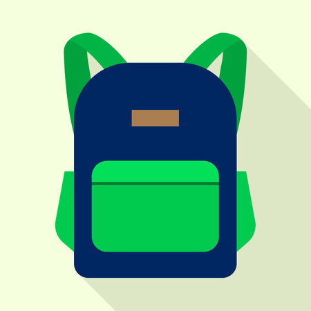 Sport backpack icon. Flat illustration of sport backpack icon for web designの写真素材