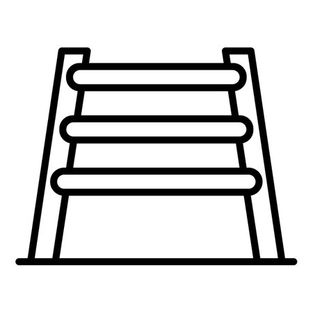 Pet barrier icon. Outline pet barrier icon for web design isolated on white backgroundの写真素材