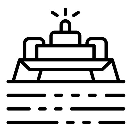 Farm seed robot icon, outline styleの写真素材