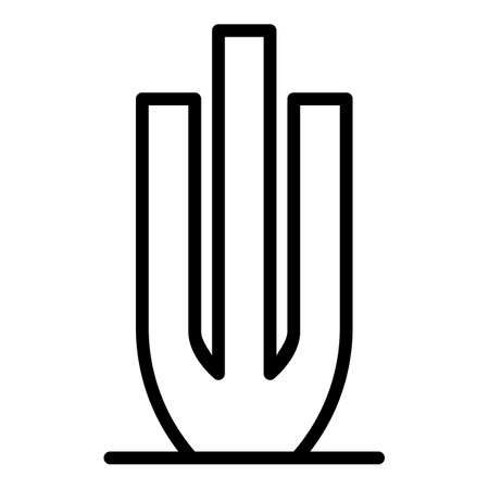 Herb celery icon, outline styleの写真素材
