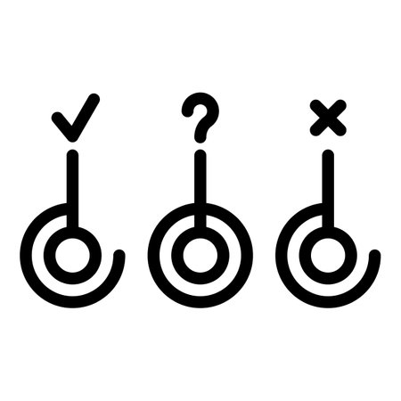 Discussion themes icon, outline styleのイラスト素材