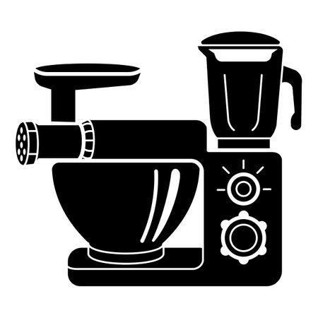 Food mixer icon, simple styleの写真素材
