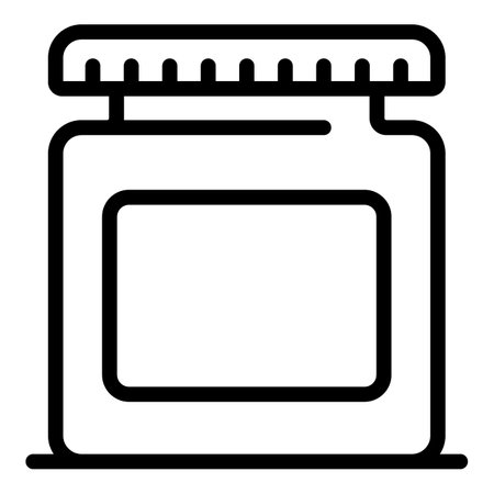 Bleach jar icon, outline styleの写真素材