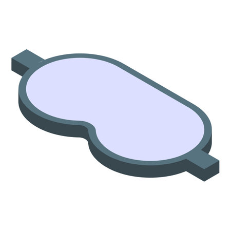 Sleeping mask icon, isometric styleの写真素材