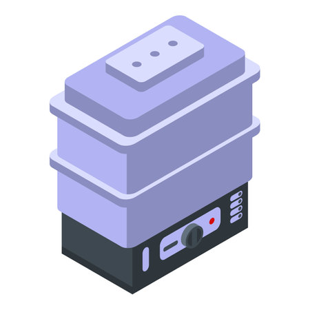Steamer icon, isometric styleの写真素材