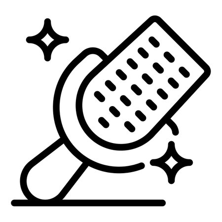 Hand grater icon, outline styleの写真素材