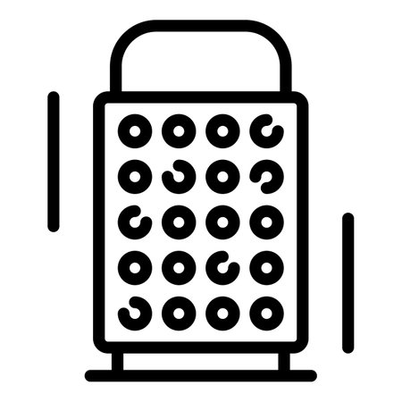 Kitchen grater icon, outline styleの写真素材