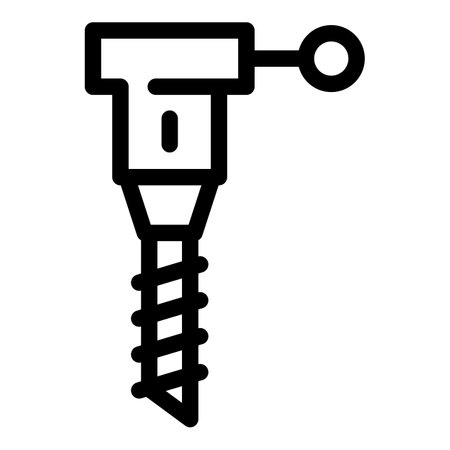 Manufacturing milling machine icon, outline styleの写真素材