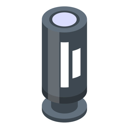 Electric transistor icon, isometric styleの写真素材