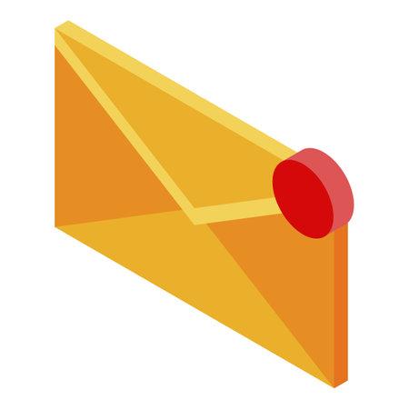 New manager email icon, isometric styleの写真素材