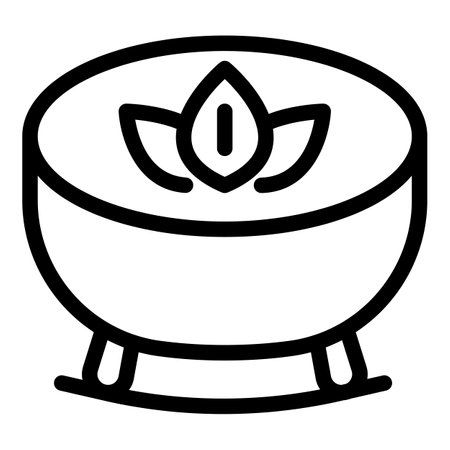 Spa   icon, outline styleの写真素材