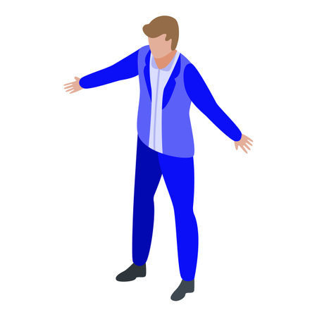 Industry textile costume icon, isometric styleの写真素材