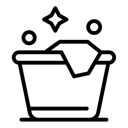 Clean softener clothes icon, outline styleの写真素材