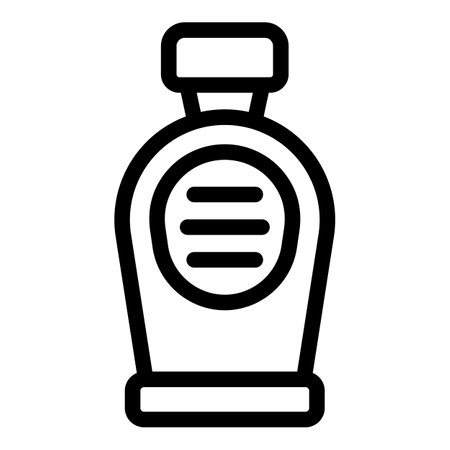 Care mouthwash icon, outline styleの写真素材