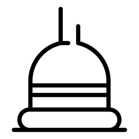 Plunger icon, outline styleの写真素材