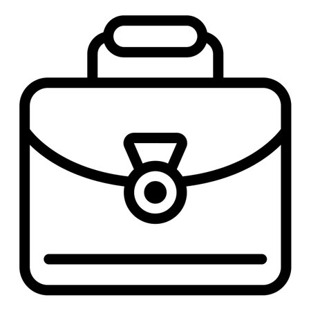 Adaptation manager case icon, outline styleの写真素材