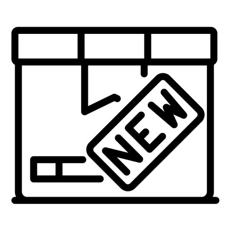 New purchase icon, outline styleの写真素材