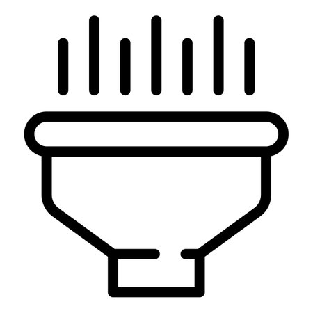 Marketing funnel icon, outline styleの写真素材