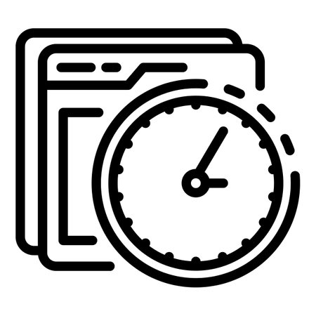 Internet connection icon, outline styleの写真素材