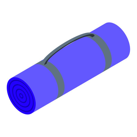 Rubber mat icon, isometric styleのイラスト素材