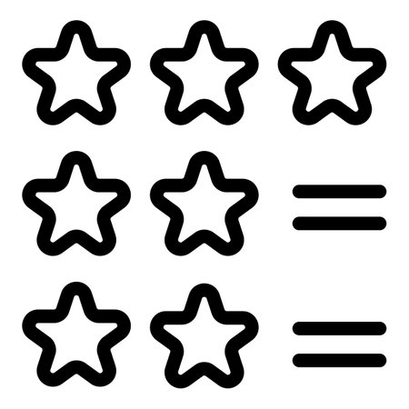 Campaign review icon, outline styleのイラスト素材