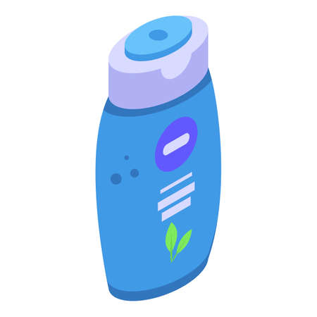 Shower gel icon. Isometric of Shower gel vector icon for web design isolated on white backgroundのイラスト素材