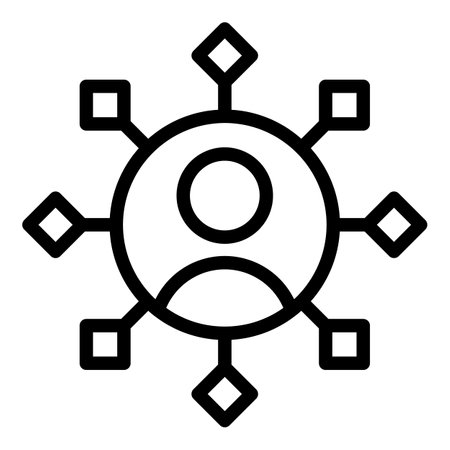 Lead crew icon. Outline Lead crew vector icon for web design isolated on white backgroundのイラスト素材