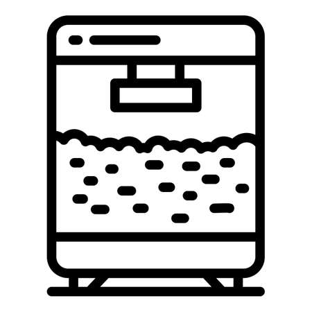 Popcorn Maker Machine Icon Outline Popcorn Maker Machine Vector Icon For Web Design Isolated On White Backgroundのイラスト素材 イメージマート