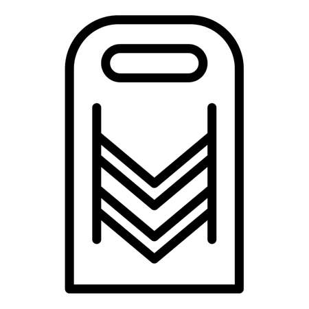 Vegetable cutter icon. Outline vegetable cutter vector icon for web design isolated on white backgroundのイラスト素材