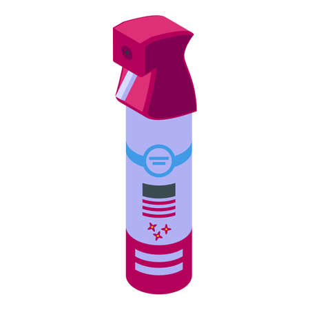 Spray aroma air freshener icon. Isometric of Spray aroma air freshener vector icon for web design isolated on white backgroundのイラスト素材
