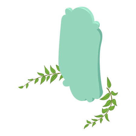 Blank shield icon. Isometric illustration of blank shield vector icon for webのイラスト素材