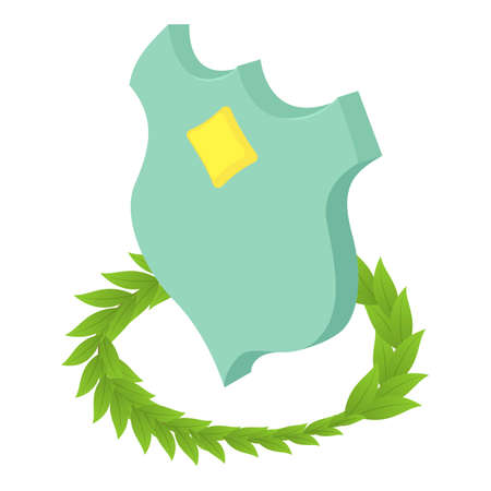 shield icon. Isometric illustration of   shield vector icon for webのイラスト素材