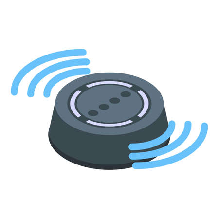 Record speech recognition icon. Isometric of Record speech recognition vector icon for web design isolated on white backgroundのイラスト素材
