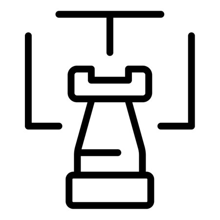 Target realization icon. Outline Target realization vector icon for web design isolated on white backgroundのイラスト素材