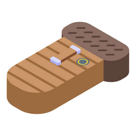 Dog outfit icon. Isometric of Dog outfit vector icon for web design isolated on white backgroundのイラスト素材