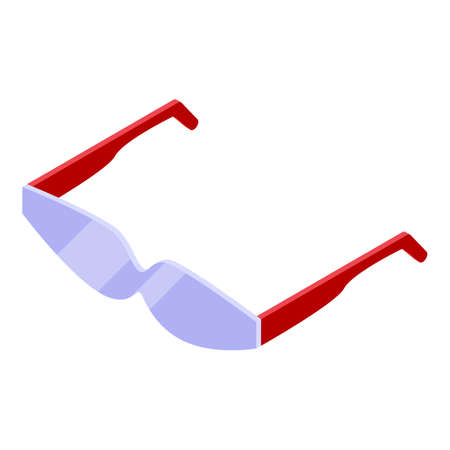 Working glasses icon. Isometric of Working glasses vector icon for web design isolated on white backgroundのイラスト素材