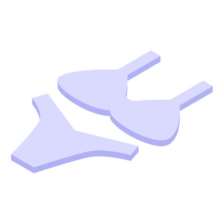 Solarium swimwear icon. Isometric of Solarium swimwear vector icon for web design isolated on white backgroundのイラスト素材